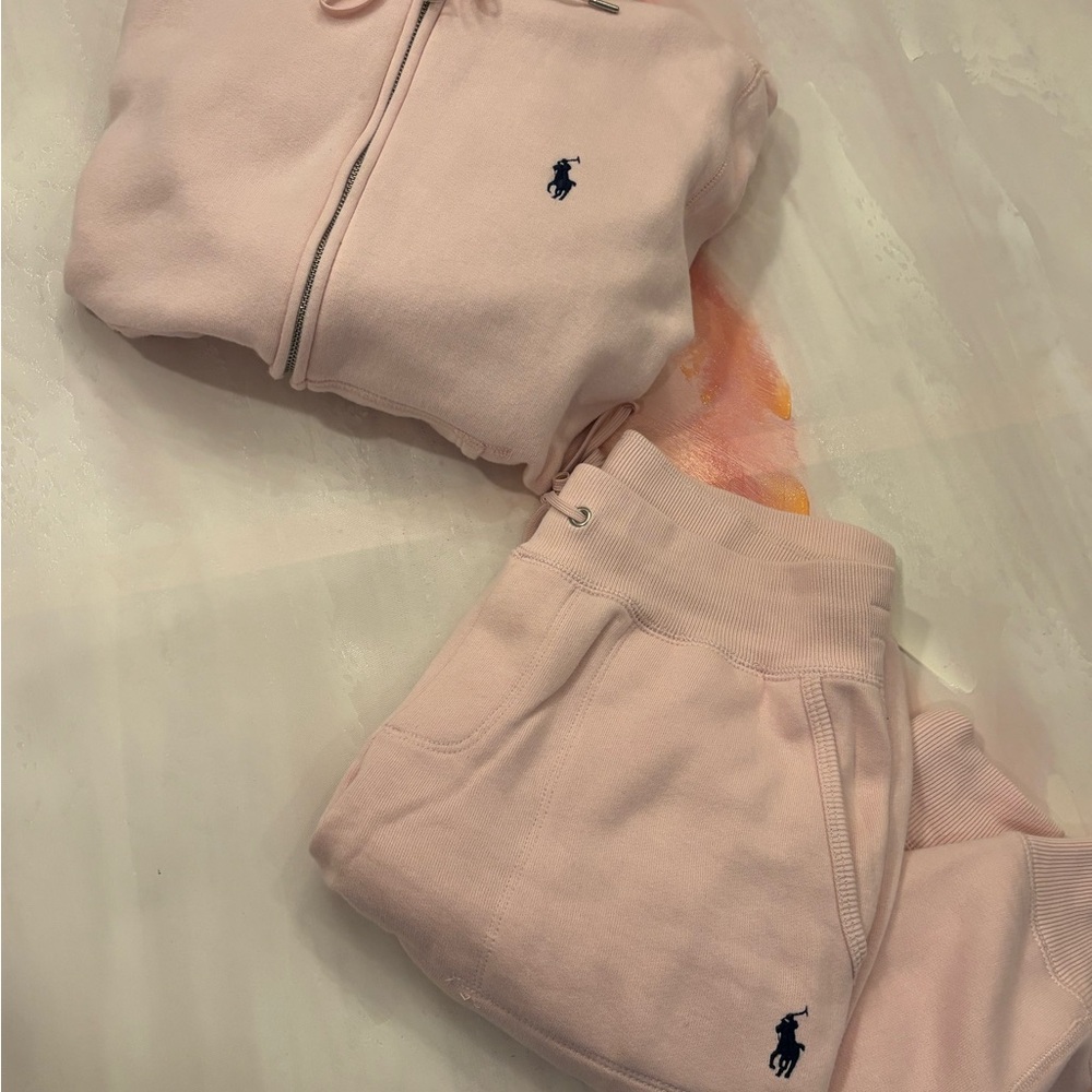 Ralph Lauren Women’s Light Pink Hoodie and Joggers